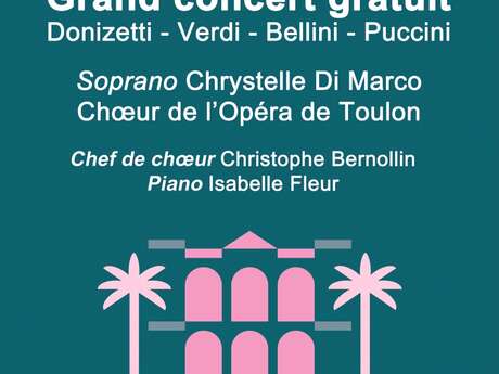 Grand concert gratuit du Chœur de l'Opéra de Toulon