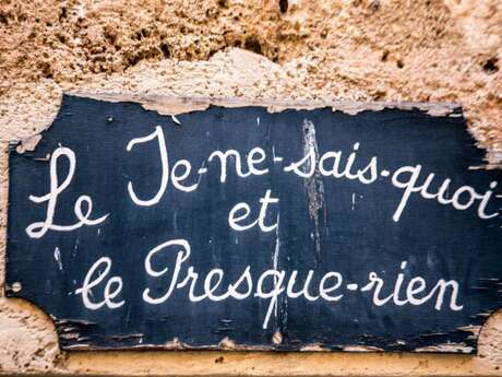 Le je ne sais quoi et le presque rien