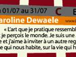 Caroline Dewaele - exposition