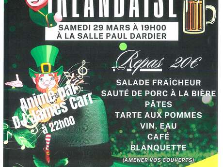 Soirée  Irlandaise