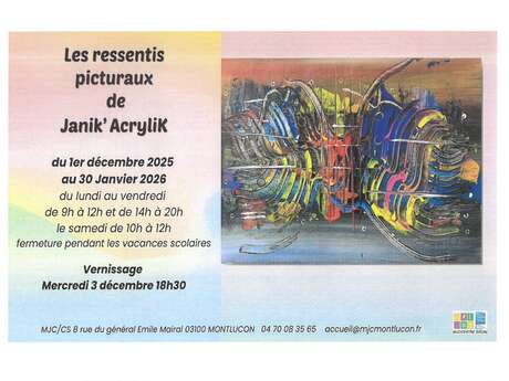 Exposition : Les ressentis picturaux de Janik'Acrylik