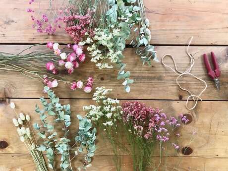 Atelier de création florale au Mucem