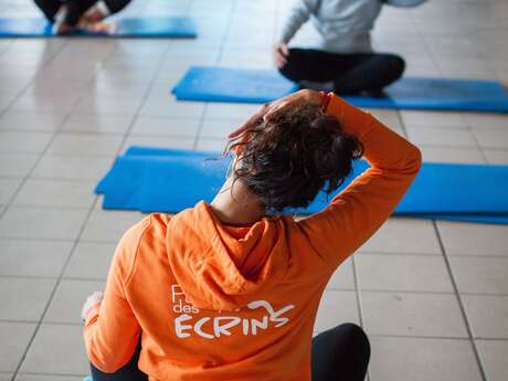 Séance de stretching détente