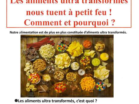 Université populaire : les aliments ultra transformés