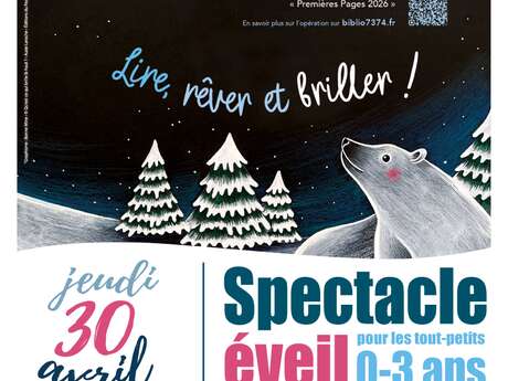 Spectacle éveil pour les enfants "Lire, rêver et briller !"