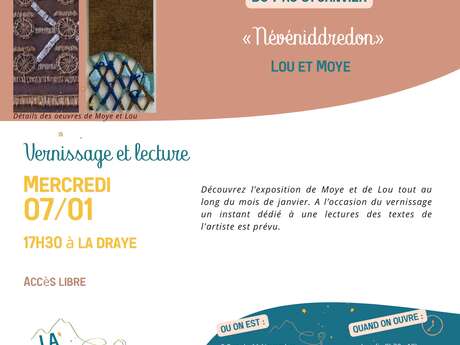 Vernissage Exposition «Névéniddredon» de Lou et Moye