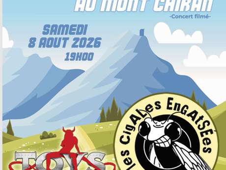 Concert en altitude des Cigales engatsées et Toys