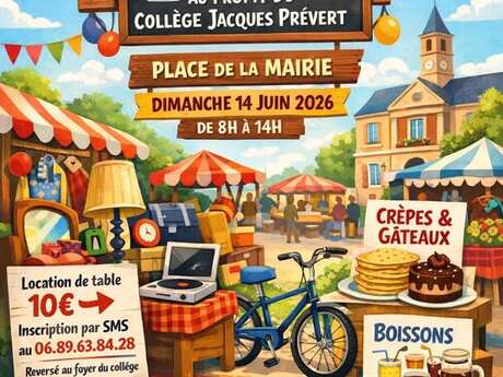 Vide grenier au profit du Collège Jacques Prévert