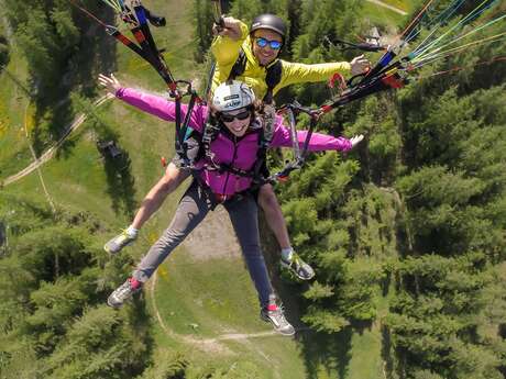 Vol découverte en parapente
