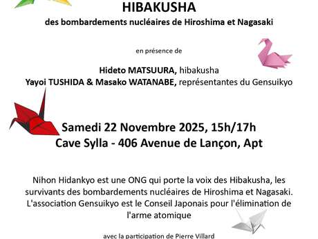 Rencontre avec les survivants HIBAKUSHA