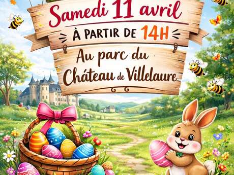 Chasse aux œufs de Pâques à Villelaure