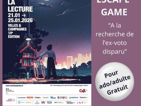 Escape Game : A la recherche de l'ex-voto disparu ( ado - adulte) | Nuits de la lecture