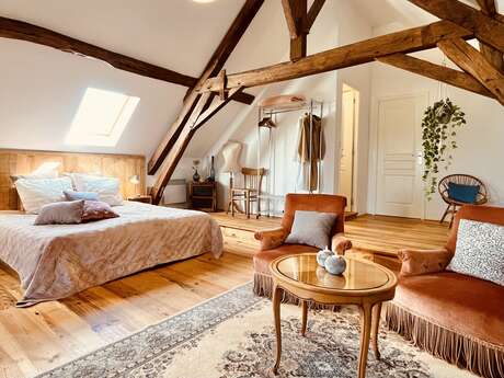 Chambres d'hôtes Domaine les Grands Pérons - chambre Rustique