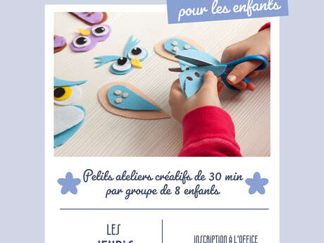 Atelier créatif pour les enfants