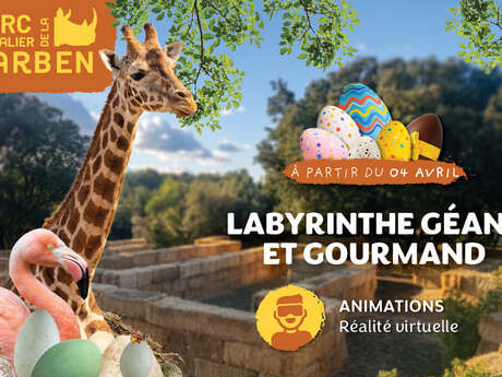 Chasse aux œufs de Pâques - Parc animalier de La Barben