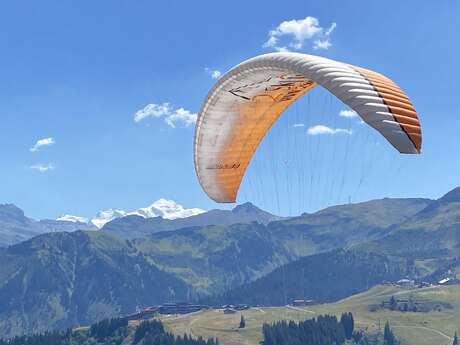 Vol Tête des Saix (2100m) en parapente biplace
