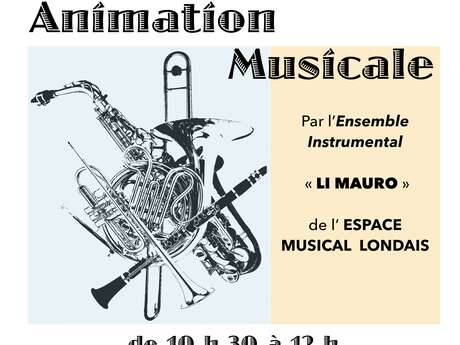 Musikalische Unterhaltung durch "Li Mauro" vom Espace Musical Londais