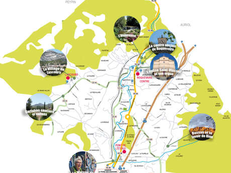 Itinéraire touristique - Les « 7 Merveilles de Roquevaire ».