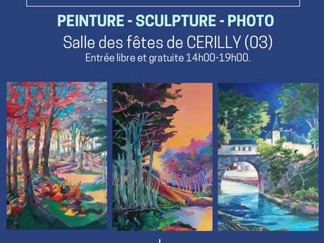 Exposition de peinture, sculpture et photo
