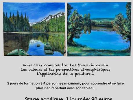 Apprendre les bases de la peinture de paysage