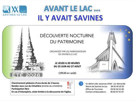 Découverte nocturne du patrimoine "Savines"