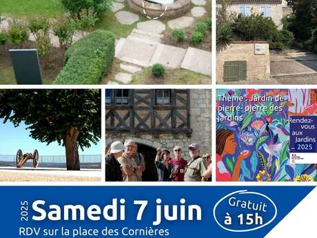 Visite guidée de la cité médiévale lors des Rendez-Vous aux Jardins