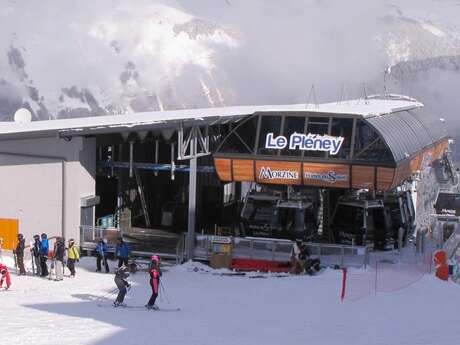 Le Pleney on snowshoes