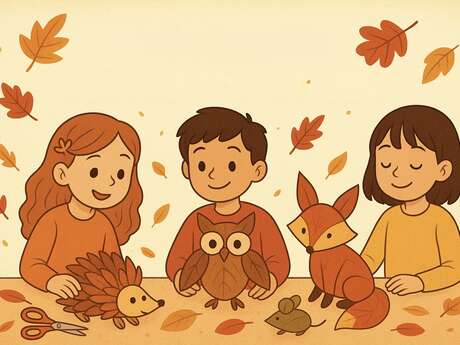 Autumn animal craft workshop