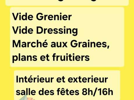 Le Mottager organise: vide grenier, vide dressing, marché au graines, plans et fruitiers