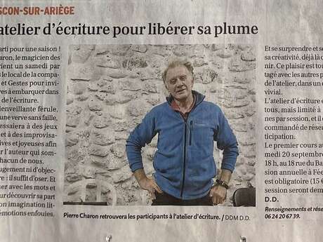 L'Atelier d'écriture : ça continue !