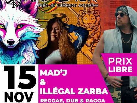 Concert Illégal Zarba & Mad'J at l'Espace Rameaux Concert Illégal Zarba & Mad'J at l'Espace Rameaux