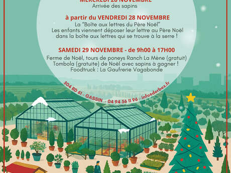 Noël à la pépinière chez Derbez