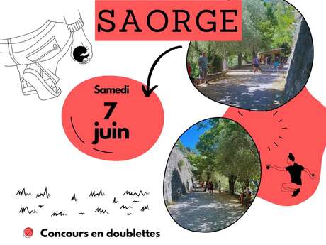 Double pétanque competition