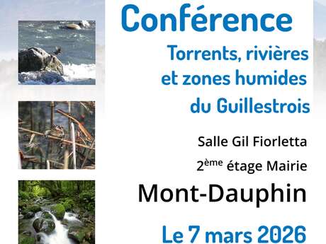 Conférence sur l'eau, torrents et zones humides