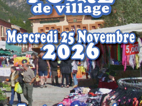 Foire du village : 25 Novembre