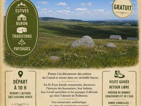 Visite d'un buron à Pailherols