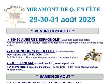 Fête de Miramont de Quercy