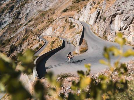 Col du Noyer réservé aux cyclistes