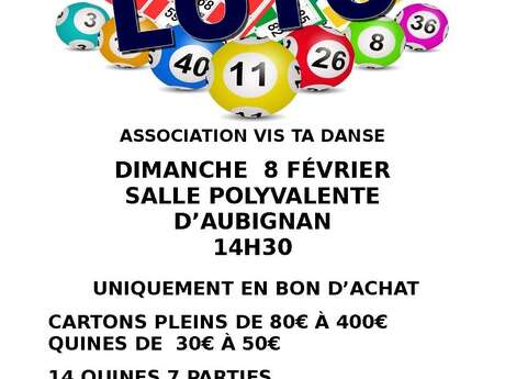 Loto de l'association "Vis Ta Danse"