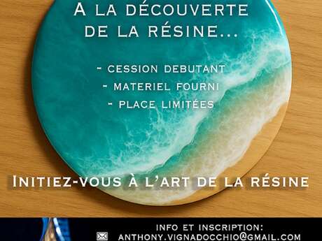 Atelier "A la découverte de la résine"