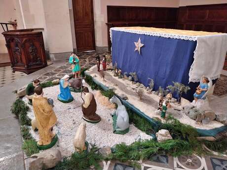 Crèche de l'église de Laragne