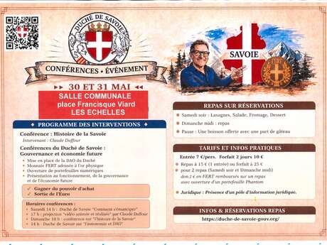 Conférences sur le Duché de Savoie