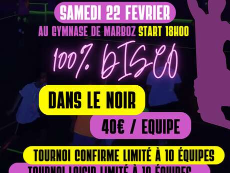 Tournoi 4v4 de basketball dans le noir