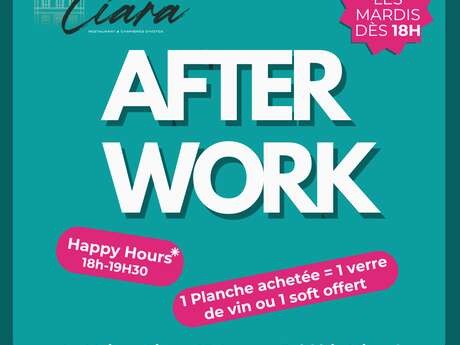 Afterwork du mardi à la Maison Ciara