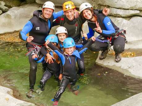 Mini canyon, randonnée aquatique