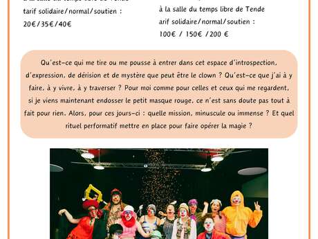 Corso "Clown nella Roya Corso "Clown nella Roya
