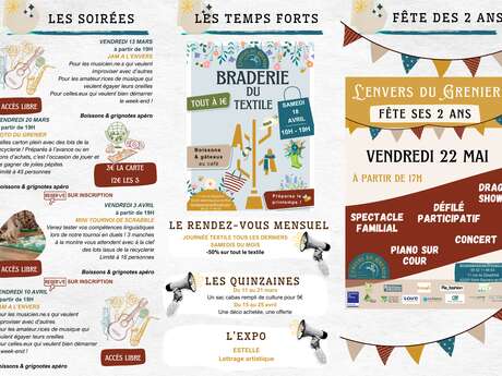 L'envers du Grenier fête ses 2 ans