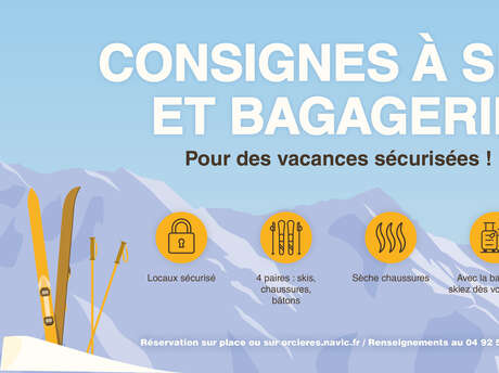 Consignes à skis et bagagerie