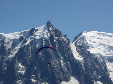 Décollage du Plan de l'Aiguille