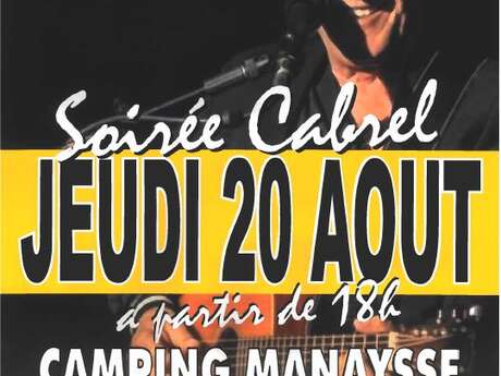 Concert au Manaysse : Soirée Cabrel !